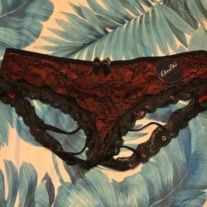 NWT Lace Cage Panty